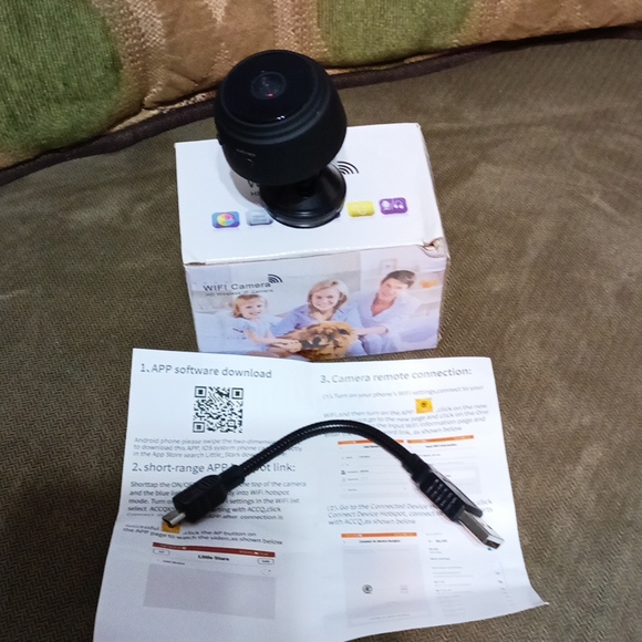 Battery remote wireless camera black - Picture 14 of 17